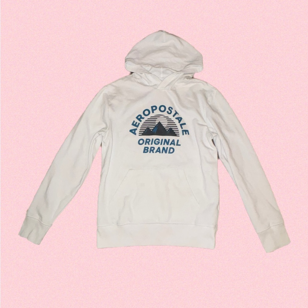 Aeropostale Classic White Hoodie